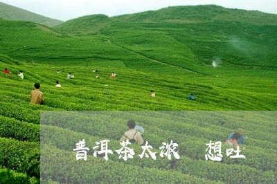 普洱茶太浓 想吐/2023040934038